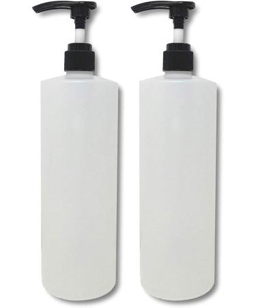 TEEROVA Plastic Pump Dispenser Bottles 8 oz BPA-Free Empty Refillable Containers for Lotion Shampoo and Massage Oil (Pack of 4) - Buy Online on SooperMarket.com