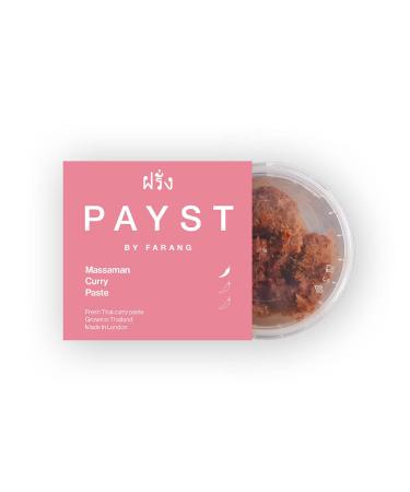 Payst Fresh Thai Massaman Curry Paste. Fresh Handmade in London Authentic Thai cooking paste. 100g. Serves 2.