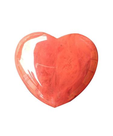 Rose Quartz Agate Tiger Eye Stone Stone Natural Rose Heart Shaped Striped Crystal Carved Palm Love Gemstones15 * 15 * 10mm Red Useful and Durable