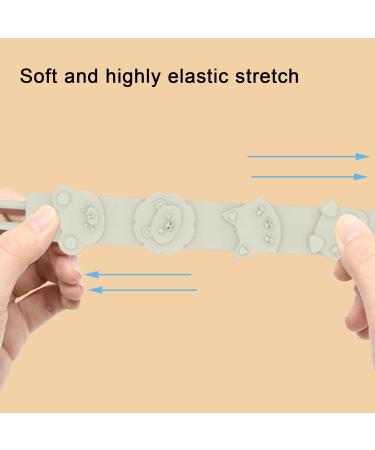 Baok Baby Schnullerhalter - 4 Anti-Tie-Off Steel Pacifier Chains | Silicone Pacifier Holders for Babies & Parents - Buy Online on SooperMarket.com