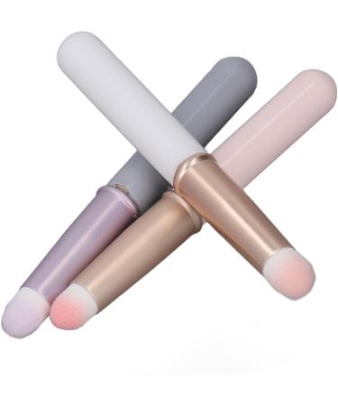 Lip Brush 3 Pieces Lip Brush Compact and Durable Round Head Easy to Clean with Lipstick Cover - Buy Online on SooperMarket.com