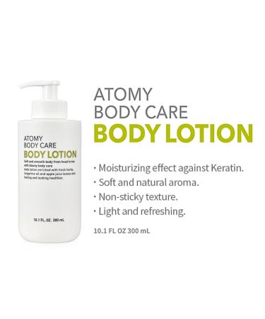 Atomy Body Lotion 300ml - Hydrating Moisturizer for All Skin Types | International Shipping Available - Buy Online on SooperMarket.com