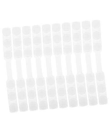 Combined 10 pc masking hooks silicone mask clothes hook white face mask Extendable ear inspections mouth protection facial cover ear extension buckle for mask cord mask ears tab 14.7x1.9cm white