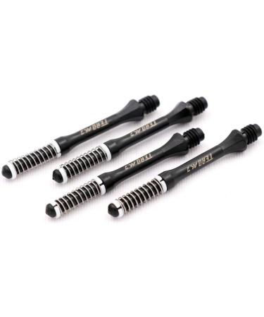CUESOUL TERO AK7 Slim Dart Shafts Set of 3 - Black, Shaft Length 40mm - for Steel Tip and Soft Tip Darts - Buy Online on SooperMarket.com