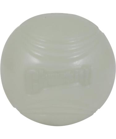 Chuckit! Max Glow Ball Large - Phosphorescent Rubber Dog Ball - Soft & Safe - 7.5 cm Diameter - Ideal for Nighttime Play - Buy Online on SooperMarket.com