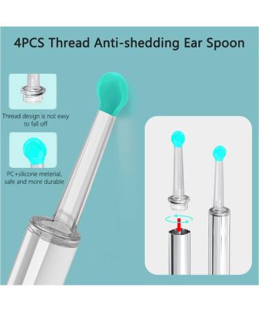 Ear Wax Removal Kit with Camera for Phones - Ear Cleaner Tools Set - White - Buy Online on SooperMarket.com