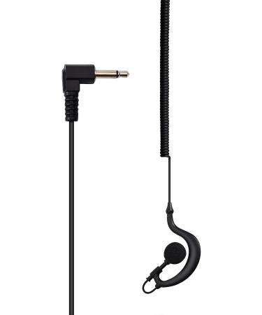 G Shape Soft Ear Hook Earpiece Headset 3.5mm Plug Listen Only for Motorola Icom Radio - Buy Online on SooperMarket.com