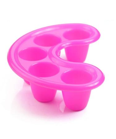 Iceyli 2PCS Nail Art Tips Hand Soak Bowl Tray - Manicure Treatment Remover Tool for Softening Dead Skin - Pink - Buy Online on SooperMarket.com