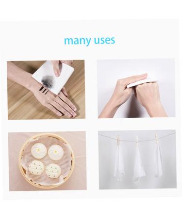 100PCS Disposable Face Towels - Facial Cleansing Tissue & Makeup Remover Cotton Wipes | Fast International Shipping - Buy Online on SooperMarket.com