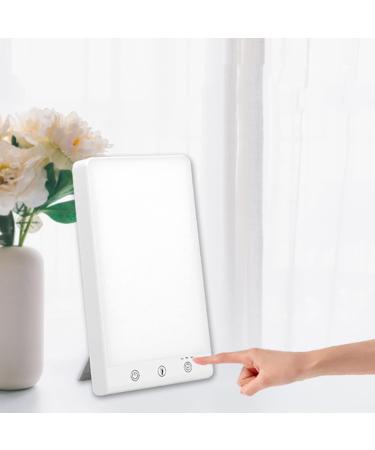 Light Therapy Lamp UV-Free 10000 Lux Timer Function Adjustable Brightness Cool White & Warm Light 90 Rotatable Stand
