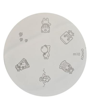 Konad stencil stamping stamping stencil M10