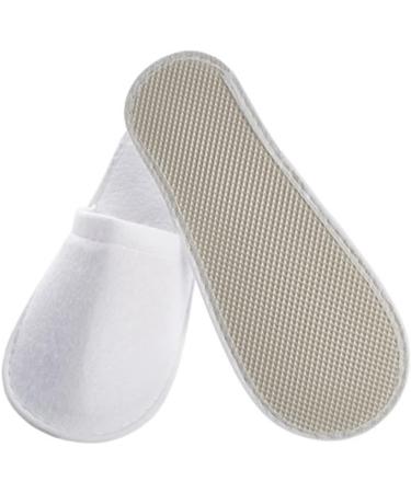 Dawafit 40 Pairs Closed Toe Disposable Slippers Women Men Ultra-Thin Brushed Plush Non- Disposable Slippers for Hotel Home - Buy Online on SooperMarket.com