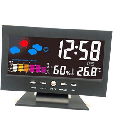 Healeved 2 Pcs Digital Clock Time Display Clock Stylish Clock Creative Clock Multifunctional Clock Led Number Size 1x2pcs - Buy Online on SooperMarket.com