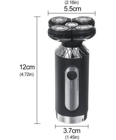 GeRRiT Electric Razor for Men - 4 in 1 Waterproof Rechargeable Shaver & Beard Trimmer | International Shipping - Buy Online on SooperMarket.com