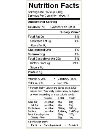 Cherry Bay Orchards Unsweetened 1 lb. Dried Cranberries - Gluten Free, Non GMO, All Natural Ingredients - Buy Online on SooperMarket.com