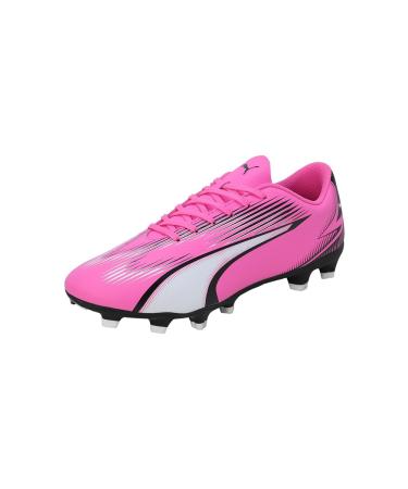 PUMA Men's Ultra Play Fg/Ag Football Shoe 41 EU Poison Pink Puma White Puma Black