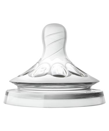 Philips Avent Natural Baby Bottle Nipple  Medium Flow Nipple 3M+  2pk  SCF653/23