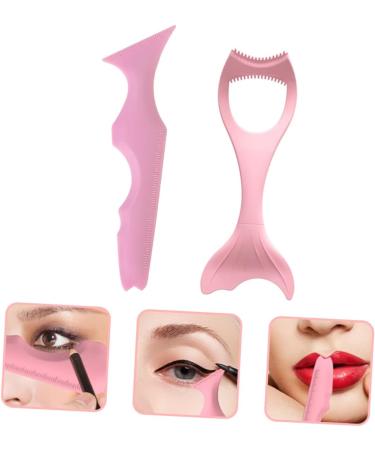 NOLITOY 4 Pcs Eyeliner Kit Silicone Molds Mascara Tools Makeup Aids Lipstick Makeup Tool Pads Protection - Buy Online on SooperMarket.com