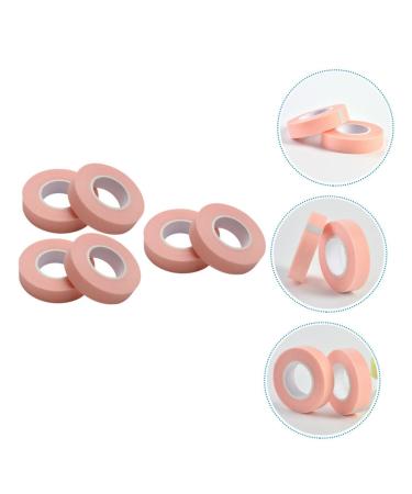 NOLITOY 12 Rolls Eyelash Tape - Breathable Non-Woven Adhesive for False Eyelashes & Extensions - 900x1.1cm - Pink Duct Tape Tool for Makeup - Buy Online on SooperMarket.com
