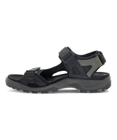 ECCO Men's Yucatan Sandal 43 EU Black Mole Black