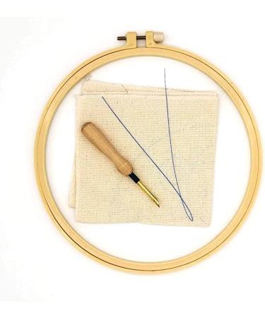 Punch Needle Rug Kit - Van Gogh Starry Sky Design | Beginner Embroidery Set with Color Pattern, Yarn, and Instructions - Buy Online on SooperMarket.com