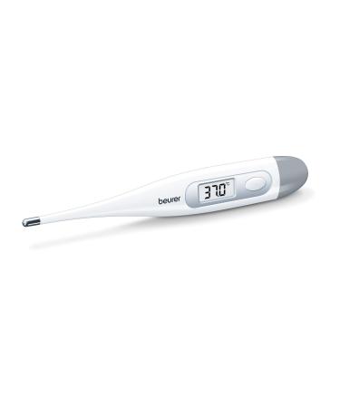 Beurer FT9 Digital and Body Thermometer Water Resistant LCD display with measurement range +/- .1 C acoustic signal without Mercury without Glass Color White