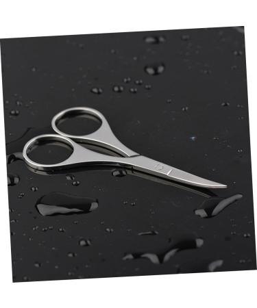 Buy Balacoo Stainless Steel Vibrissa Scissors 1pc Nose & Eyebrow Hair Trimmer | Medium Silver | International Shipping - Buy Online on SooperMarket.com