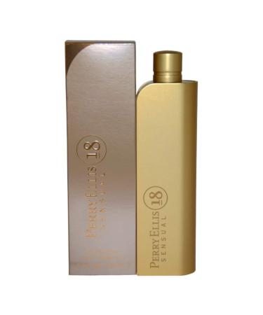 Perry Ellis 18 Sensual for Women Eau De Parfume Spray 3.4 Ounces Clear Floral Raspberry Vanilla 3.4 Fl Oz (Pack of 1) - Buy Online on SooperMarket.com