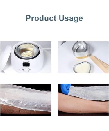 100PCS White Cardboard Wax Paper Cups for Hair Removal Bean Tools & Butter Beans - Buy Online on SooperMarket.com