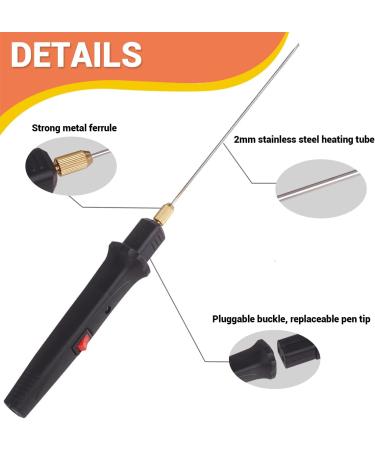 Genround Hot Wire Foam Cutter  Foam Cutter with Temperature Controller Electric Cutting Machine Hot Wire Foam Cutter Foam Cutting Pen Foam Cutting Tools for Polyethylene EVA Foam Carving DIY Crafts - Buy Online on SooperMarket.com