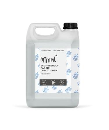 Miniml Eco Fabric Softener & Conditioner 5L Refill - Fresh Linen Scented All Natural Fabric Softener for Sensitive Skin - 100% Vegan & Cruelty Free (250 Washes) 5 l (Pack of 1)