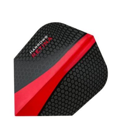 US Darts Harrows Retina RED Standard Dart Flights 3 Sets (9 Flights) - 100 Micron
