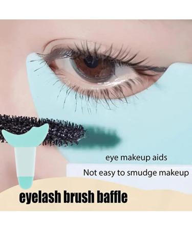 Multifunctional Eye Makeup Aid Crescent Baffle Mascara Eyebrow Tool Eyeliner Shaper Eyeliner Beauty Assistant X6G3 Tool Baffle Pink Size - Buy Online on SooperMarket.com
