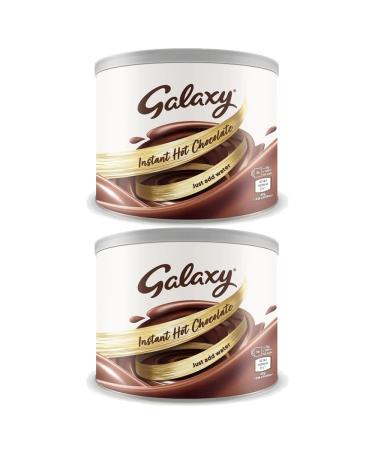 Galaxy 2 x 1kg Instant Hot Chocolate With Welari Thank You Card Cocoa Powder Drink Classic Breakfast Beverage (2kg) (2pack)