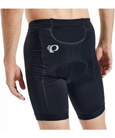 PEARL iZUMi Men's SELECT Pursuit Tri Cycling Shorts - Black, Large, 8.5 - Breathable Compression & Reflective Fabric - Buy Online on SooperMarket.com