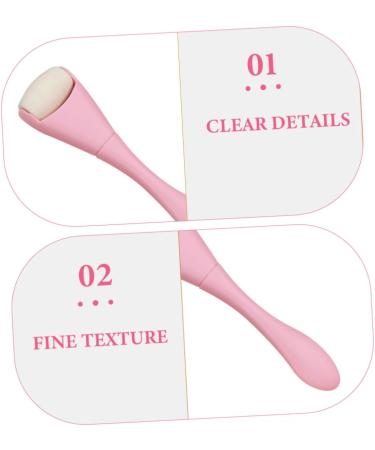 BELLIFFY Oil Removal Roller Oil-absorbing Facial Roller Skin Rolling Volcano Stone Oil Control Facial Volcanic Face Oil Absorbing Stick 10.30X2.70X1.50CM Pink - Buy Online on SooperMarket.com