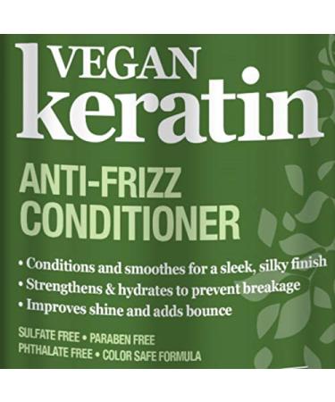 Difeel Vegan Keratin Anti Frizz Conditioner 33.8 oz - Cruelty Free & Vegan | International Shipping - Buy Online on SooperMarket.com