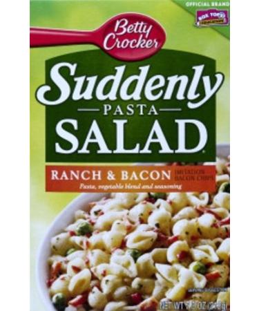 Betty Crocker Suddenly Pasta Salad, Pasta Dinner Kit - Ranch & Bacon - 7.5 oz
