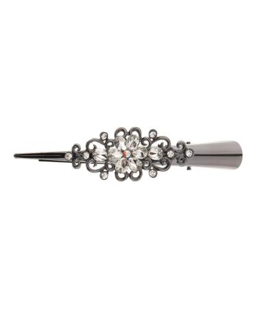 Metal Rhinestone Hair Alligator Clip Crocodile Hair Grip - Women