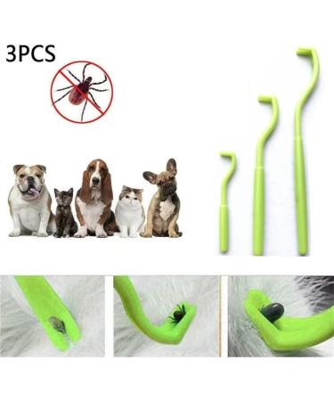 AMG UK Best Pet Tick Removal Tool Dog Cat & Human Tick Removal Painless Tick Removal Hook Set Removes Head & Body Intact  - Buy Online on SooperMarket.com