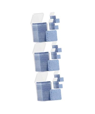 FOMIYES 9 Boxes Glue bottle mouth wipe glue for eyelashes prolong lash eyelashes remover for extensions nail cotton pads lint nail wipes nail glue cleaner Glue Cleansing Pad