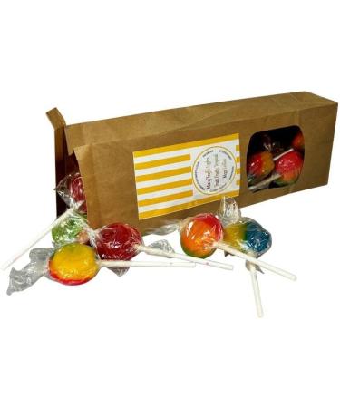 Personalized Customise With Your Own Message Bag of 9 Mix Mega Lollies Tropical Traffic Lights and Tutti Fruity 3 of each - Buy Online on SooperMarket.com