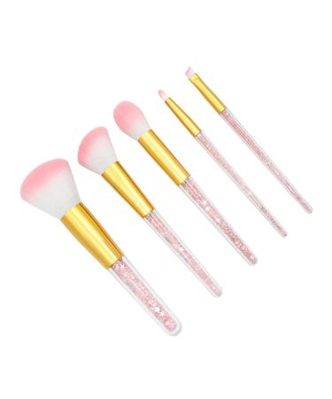 Professional 5 Set Cosmetics Brush Kit - Essential Makeup Brushes for Women | Perfect Powder Brush & More - Buy Online on SooperMarket.com