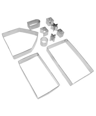 ABOOFAN 1 Set Christmas Baking Tools Mini Cake Molds Donut Mold Cutter Pressing Molds Biscuit Mold 3D Fudge