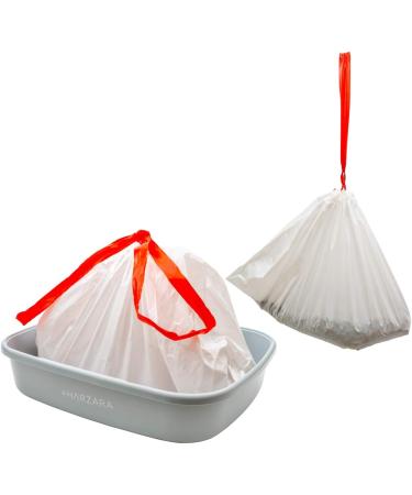 Harzara Premium Cat Litter Large Liners/Bags (10 Pack). Biodegradable Leakproof & Drawstring Design for an Easy Quick Clean Up. - Buy Online on SooperMarket.com