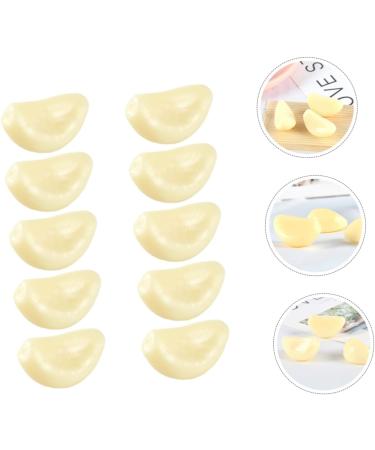 10pcs Keychain Artificial Plants Realistic Vegetable Fake Garlic Flakes Props Clove Fake Vegetables - Buy Online on SooperMarket.com