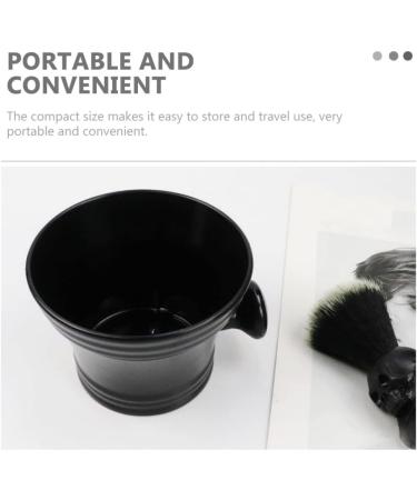 Beavorty Ceramic Shaving Bowl with Handle - Large Capacity Pottery Shaving Soap Cup for Men - Buy Online on SooperMarket.com