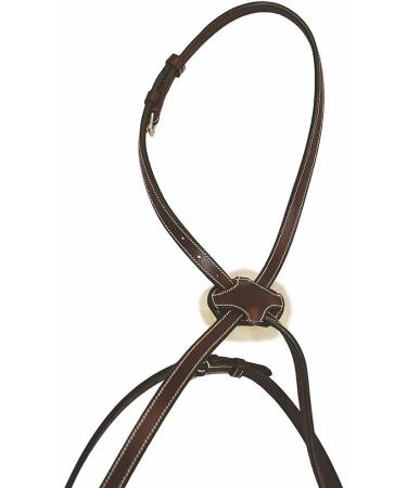 Henri de Rivel Pro Mono Crown Figure 8 Bridle & Rubber Reins - Australian Nut Horse - Buy Online on SooperMarket.com