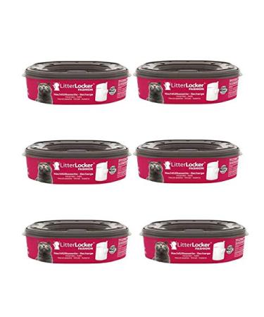 Litter Locker Fashion Refill Cassette Economy Pack of 6