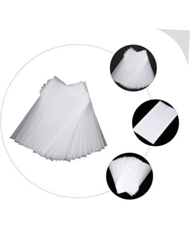 WOFASHPURET 50 Sheets Pearl Cotton Highlighter Hair Wrap Paper Hair Coloring Kit Hair Bleach Tools Hair Dye Brush and Bowl Hair Wrapping Paper Strips Hair Dye Paper Salon Supply Major Suite 40x13cm White - Buy Online on SooperMarket.com